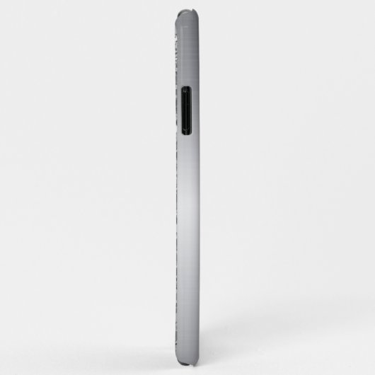 Silver Sparkle Bling Handgeschriebene Personalisie Case-Mate iPhone Hülle (Hinten/Rechts)