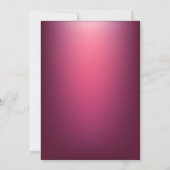 Silver Sparkle Diamonds Red Retirement Party Einladung (Rückseite)