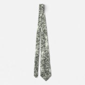 Silver Sparkle Disco Sequel Neck Tie Krawatte (Rückseite)