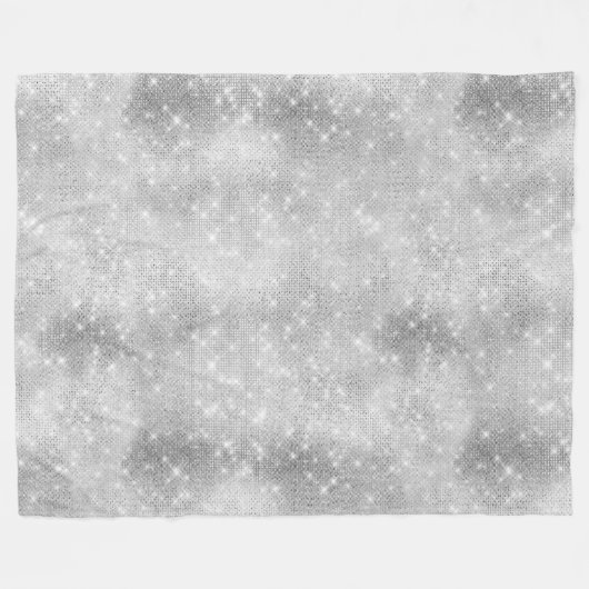 Silver Sparkle Fleecedecke (Vorderseite (Horizontal))