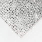 Silver Sparkle Fleecedecke (Ecke)