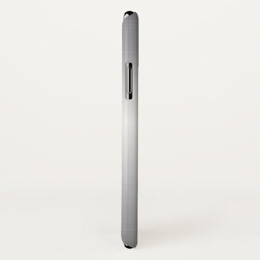 Silver Sparkle Glam Bling Metal Look Case-Mate iPhone Hülle (Hinten/Rechts)