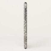 Silver Sparkle Glam Bling Metal Look Case-Mate iPhone Hülle (Hinten/Links)