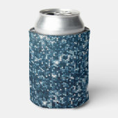 Silver Sparkle: Glittering Sequin Dreams Dosenkühler (Kanne Vorderseite)
