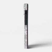 Silver Sparkle Glitzer Elegante Personalisiert Case-Mate iPhone Hülle (Rückseite / Links)
