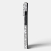 Silver Sparkle Glitzer Elegante Personalisiert Case-Mate iPhone Hülle (Rückseite / Links)