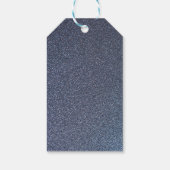 Silver Sparkle Glitzer Geschenkanhänger (Rückseite)