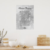 Silver Sparkle Holistic Sessing Poster (Küche)