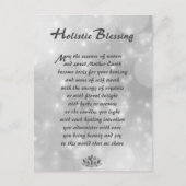Silver Sparkle Holistic Sessing Postkarte (Vorderseite)