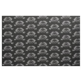 Silver Sparkle Lips XOXO Stoff (Fat Quarter (45,7 x 55,9 cm))