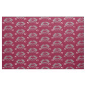 Silver Sparkle Lips XOXO Stoff (Fat Quarter (45,7 x 55,9 cm))