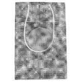 Silver Sparkle Mittlere Geschenktüte (Vorderseite)