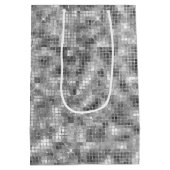 Silver Sparkle Mittlere Geschenktüte (Rückseite)