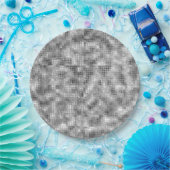 Silver Sparkle Pappteller (Party)