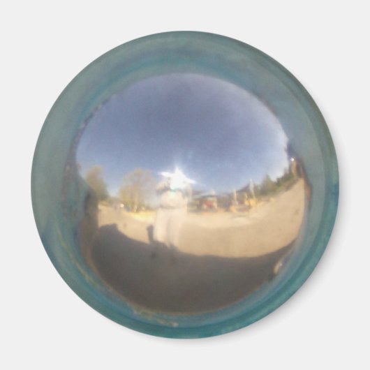 Silver Sphere Magnet (Vorne)