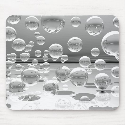 Silver Spheres Mousepad (Vorne)