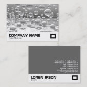 Silver Spheres Visitenkarte (Vorne/Hinten)