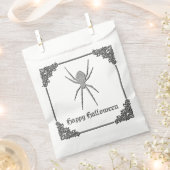 Silver Spider Halloween Geschenktütchen (Ausgeschnitten)