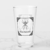 Silver Spider Halloween Glas (Rückseite)