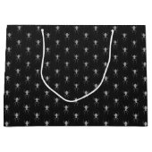 Silver Spider Halloween Große Geschenktüte (Vorderseite)