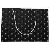 Silver Spider Halloween Große Geschenktüte (Rückseite)