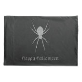 Silver Spider Halloween Kissenbezug (Rückseite)