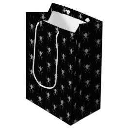 Silver Spider Halloween Mittlere Geschenktüte