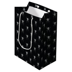 Silver Spider Halloween Mittlere Geschenktüte