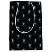 Silver Spider Halloween Mittlere Geschenktüte (Vorderseite)