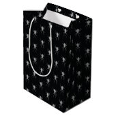 Silver Spider Halloween Mittlere Geschenktüte (Rückseite Schrägansicht)