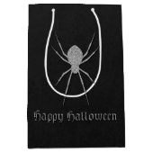 Silver Spider Halloween Mittlere Geschenktüte (Vorderseite)