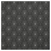 Silver Spiderweb Lace auf Black Stoff (Muster)