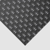 Silver Spooky Tree Halloween Seidenpapier (Ausschnitt)