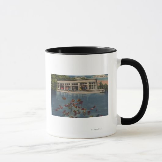 Silver Springs, Florida - Ansicht von Riverboat & Tasse (Rechts)