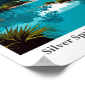 Silver Springs Staat Park Parco Civico-Ciani Poster (Ecke)