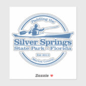 Silver Springs Staat Park (SK) Aufkleber (Blatt)