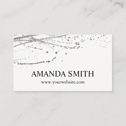 Silver Spritzer Visitenkarte (Vorderseite)