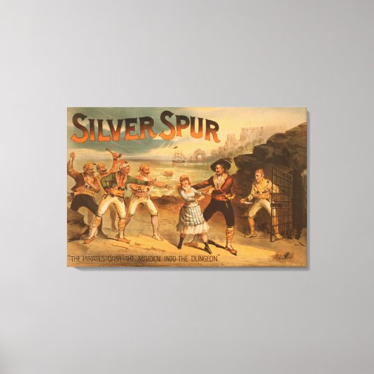 Silver SpurPirates Theaterposter Leinwanddruck (Vorderseite)