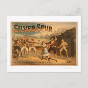 Silver SpurPirates Theaterposter Postkarte