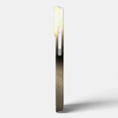 Silver Stainless Gold Steel Print Case-Mate iPhone Hülle (Rückseite / Links)