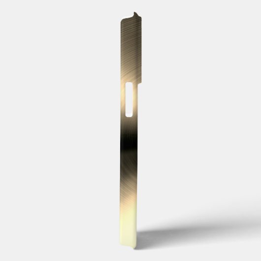 Silver Stainless Gold Steel Print Case-Mate iPhone Hülle (Rückseite / Rechts)