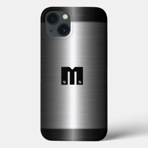 Silver Stainless Steel Metal Case-Mate iPhone Hülle
