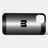 Silver Stainless Steel Metal Case-Mate iPhone Hülle (Rückseite (Horizontal))