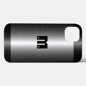 Silver Stainless Steel Metal Case-Mate iPhone Hülle (Rückseite (Horizontal))