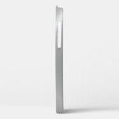 Silver Stainless Steel Metal Case-Mate iPhone Hülle (Rückseite / Links)