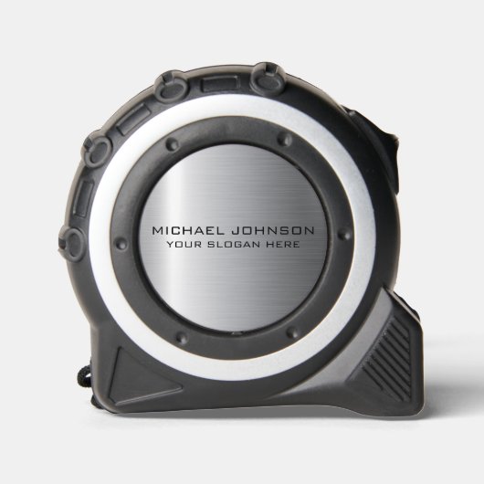 Silver Stainless Steel Metal Maßband (Vorderseite)