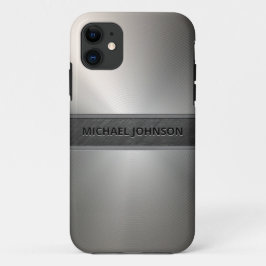 Silver Stainless Steel Metal Modern Case-Mate iPhone Hülle