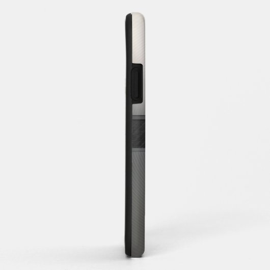 Silver Stainless Steel Metal Modern Case-Mate iPhone Hülle (Hinten/Rechts)