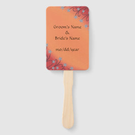 Silver Star Blume Brown Stems Orange Blendet Fans Fächer