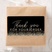 Silver Star Glitzer schimmern - Danke Label (Insitu)